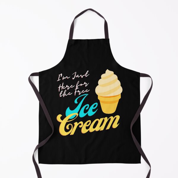 Item preview, I'm Just Here For The Free Ice Cream, Cute Family Cruise Food Tee designed and sold by PrintOfi.