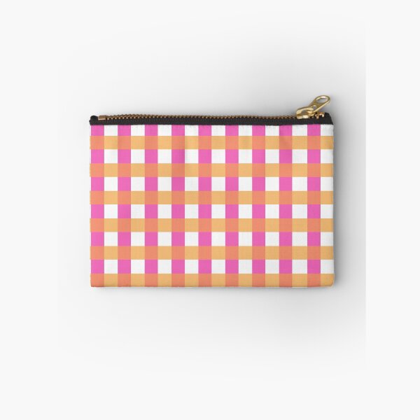 Item preview, Pink and orange checkered pattern designed and sold by AC-Jones.