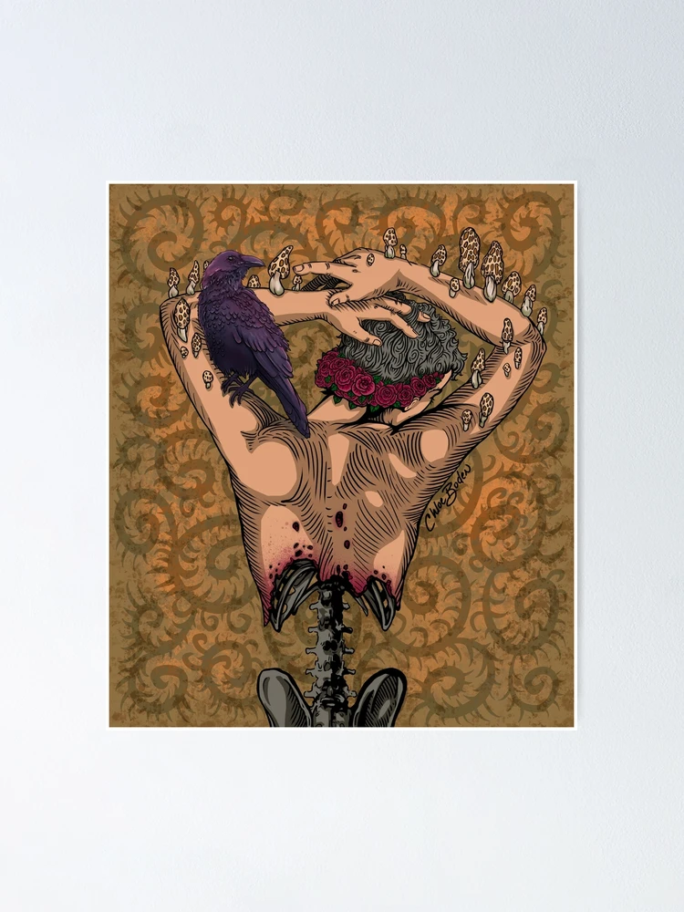 Imagen 1 de 3, Póster con la obra mi sombra, diseñada y vendida por Rabbitfool.