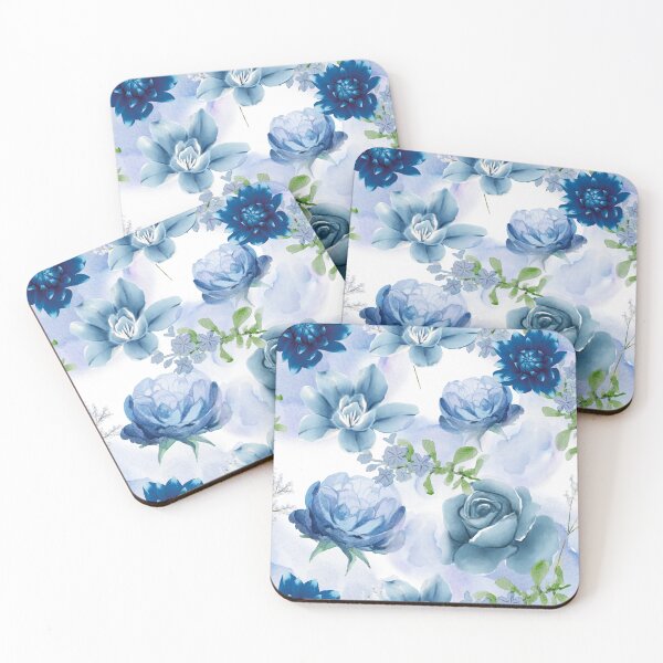 Item preview, Blue Watercolour Flowers designed and sold by RiadMannan.