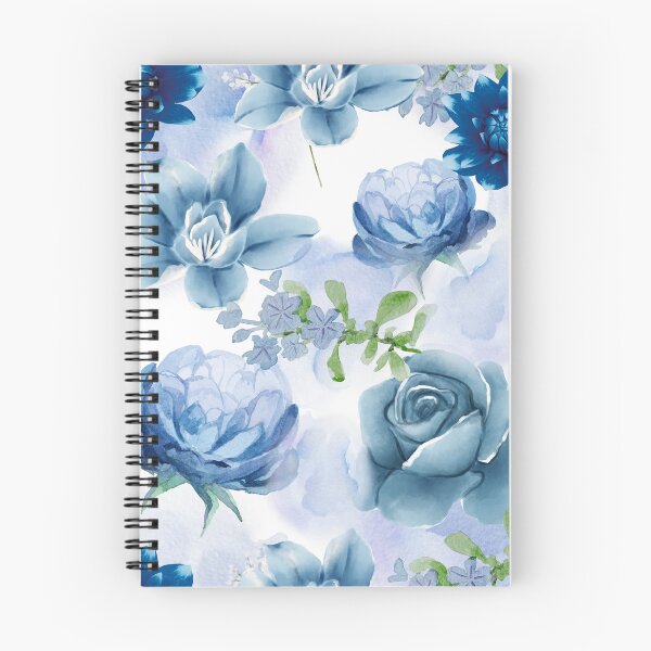 Item preview, Blue Watercolour Flowers designed and sold by RiadMannan.
