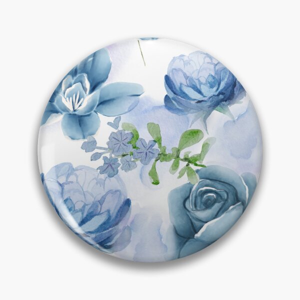 Item preview, Blue Watercolour Flowers designed and sold by RiadMannan.