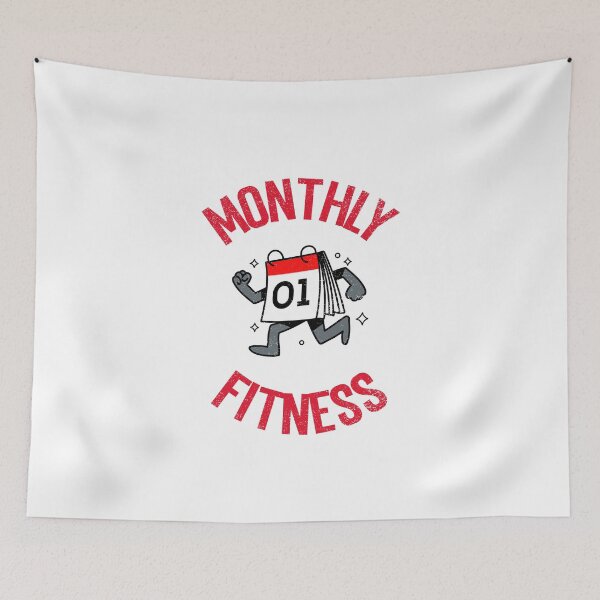 Item preview, Monthly Fitness, Fitness Instructor designed and sold by Fitness-Passion.