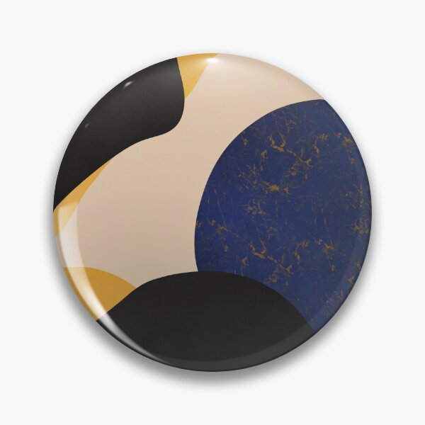 Item preview, Abstract Blue Marble Blob No1 designed and sold by GaiaByMila.