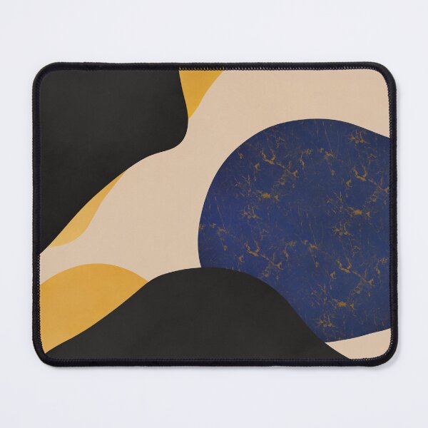 Item preview, Abstract Blue Marble Blob No1 designed and sold by GaiaByMila.