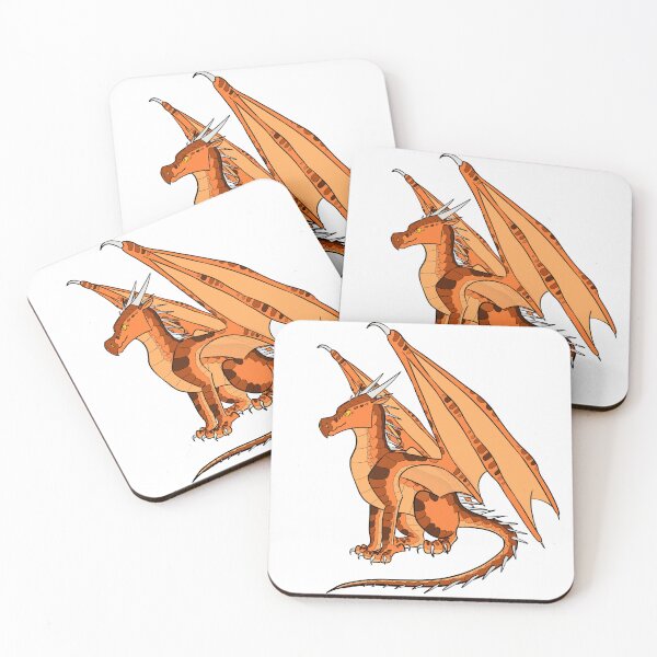 Item preview, Orange dragon sitting designed and sold by CreationsByBear.