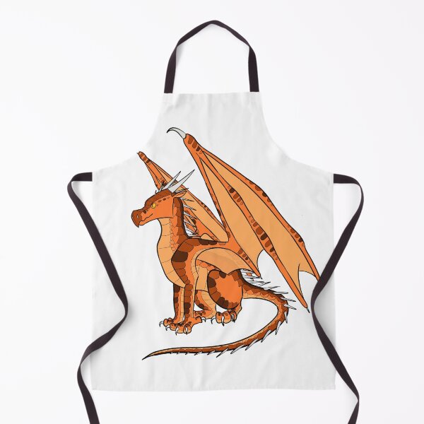 Item preview, Orange dragon sitting designed and sold by CreationsByBear.