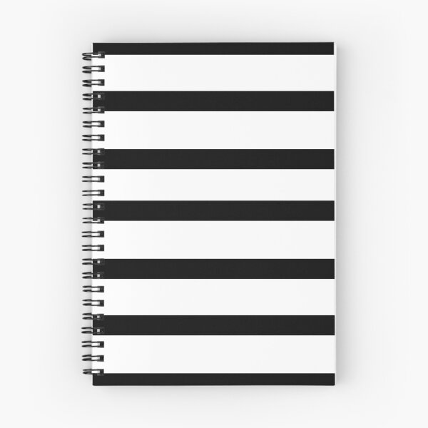 Item preview, Black on White Horizontal Stripes designed and sold by somicua.