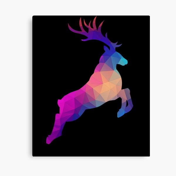 multi coloured reindeer