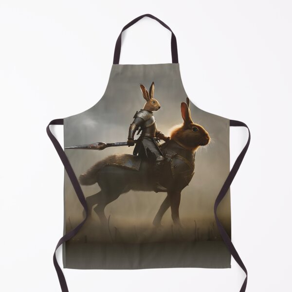 Item preview, Medieval Bunny Warrior and his War Rabbit designed and sold by ebrawne.