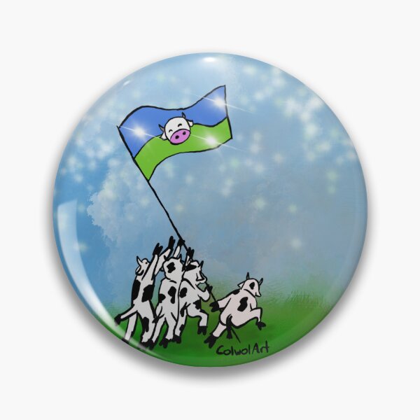 Item preview, Raising the Cow Flag designed and sold by ColwolArt.