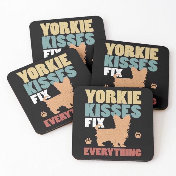 Item preview, Yorkie Kisses Fix Everything designed and sold by TeeGuarantee.