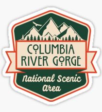 Columbia River Gorge Nationales Landschaftsgebiet Sticker