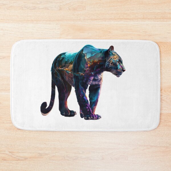 Item preview, colourful Panther -Glassy Look designed and sold by GloriousArtSKD.