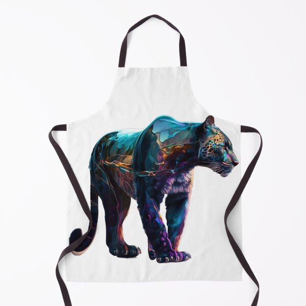Item preview, colourful Panther -Glassy Look designed and sold by GloriousArtSKD.
