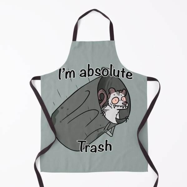 Item preview, I'm Absolute Trash: Opossum in a falling trash can designed and sold by DolmanceWorks.
