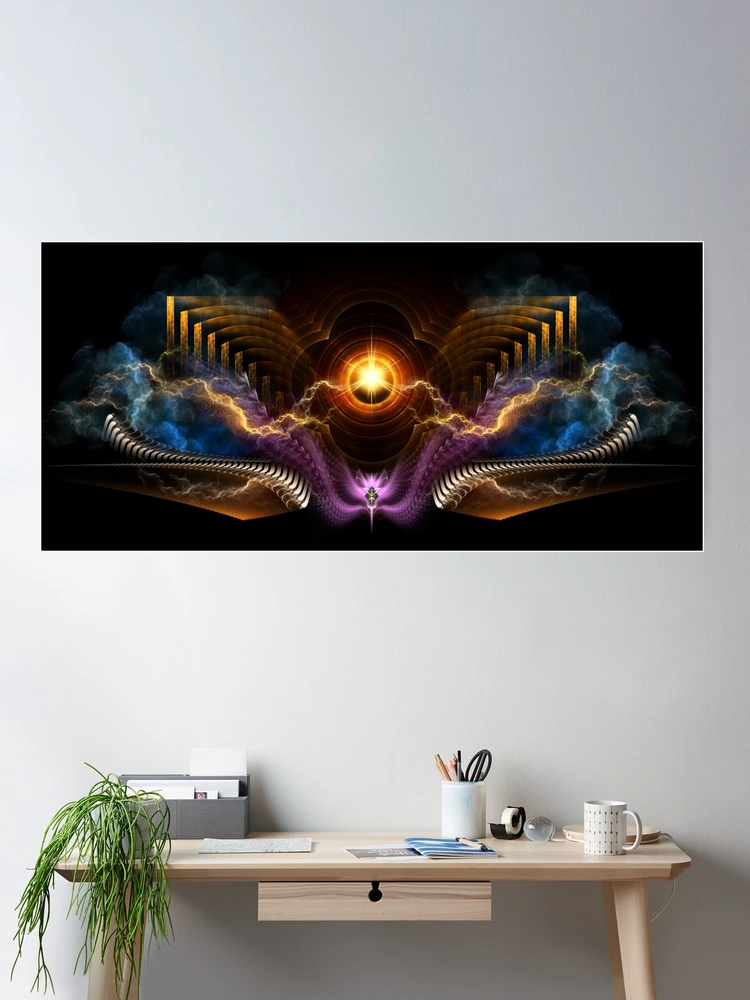 Treasure Of Night Fractal Art Composition by Xzendor7 Comforter