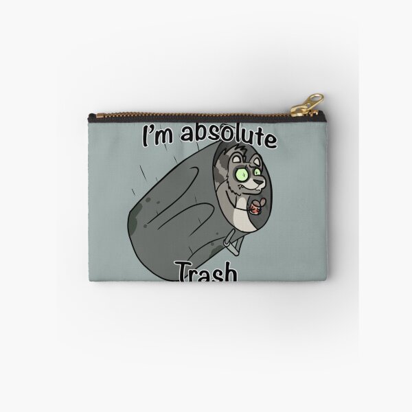 Item preview, I'm Absolute Trash: Racoon in a falling trash can designed and sold by DolmanceWorks.