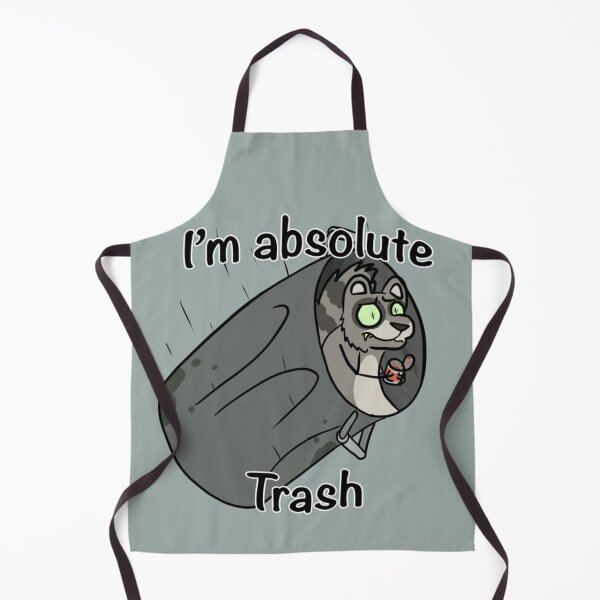 Item preview, I'm Absolute Trash: Racoon in a falling trash can designed and sold by DolmanceWorks.