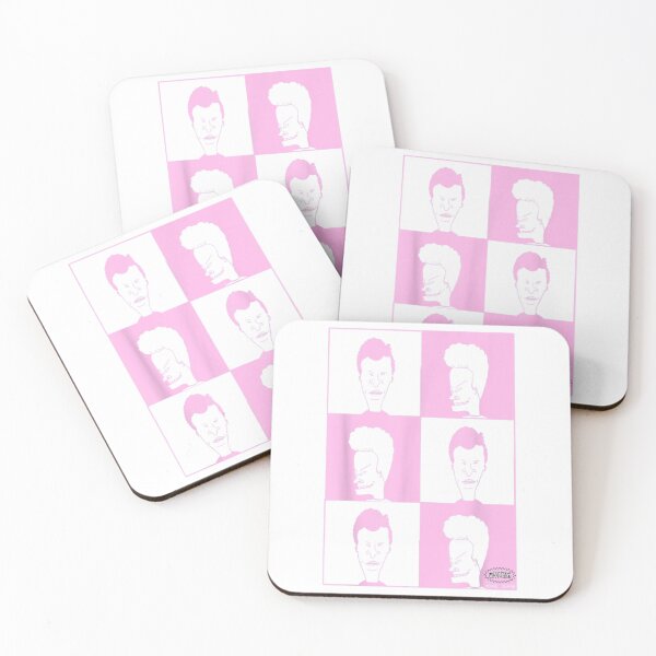 Item preview, Beavis.And Buttheads Pink Checkered Panels Graphic   designed and sold by earingHistory.
