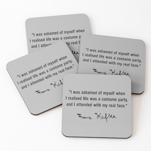 Item preview, Kafka quote (U.K. spelling) designed and sold by DotorEaon.