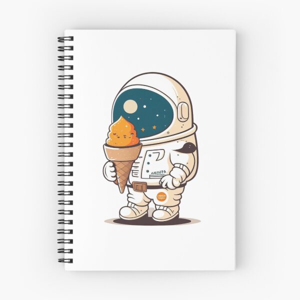 Item preview, Copie de Astronaut eating ice cream designed and sold by livamedesign.