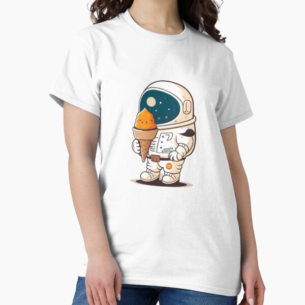 Item preview, Copie de Astronaut eating ice cream designed and sold by livamedesign.