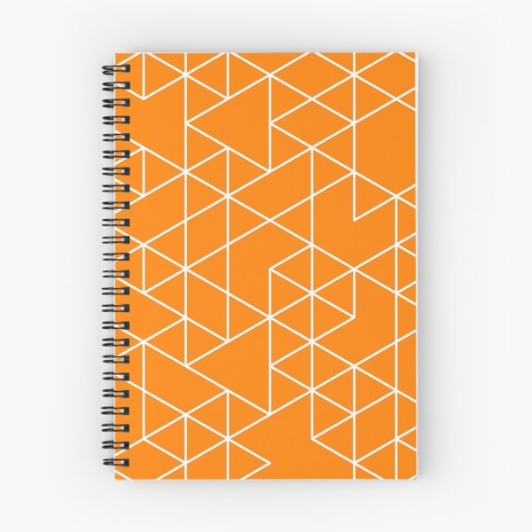 Item preview, triangles, white and saturated orange designed and sold by AK-minimalist.