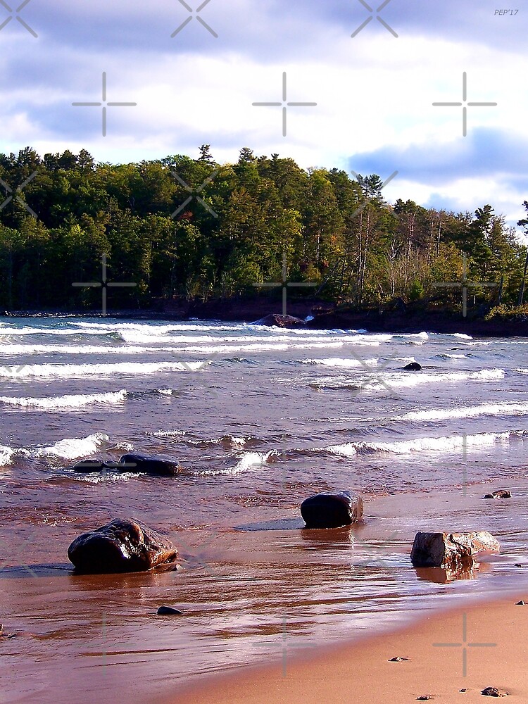 Rocks Along The Shore by perkinsdesigns