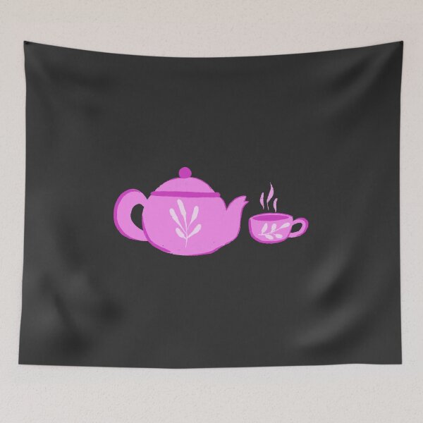 Item preview, Teapot and teacup designed and sold by pinkyfish1010.
