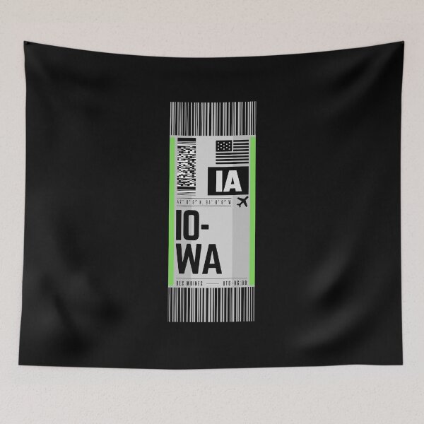 Item preview, IOWA IA - Traveler Tag Home State of Iowa designed and sold by LeddsoDello.