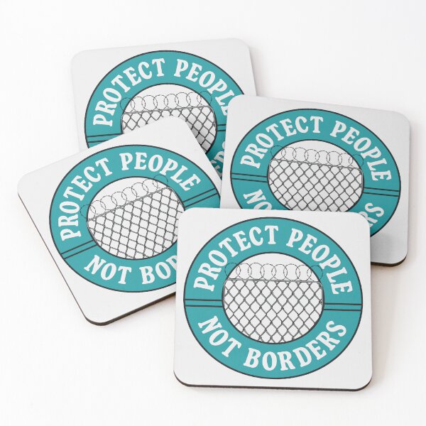 Item preview, Protect People Not Borders - Refugees Welcome designed and sold by Picket Club.