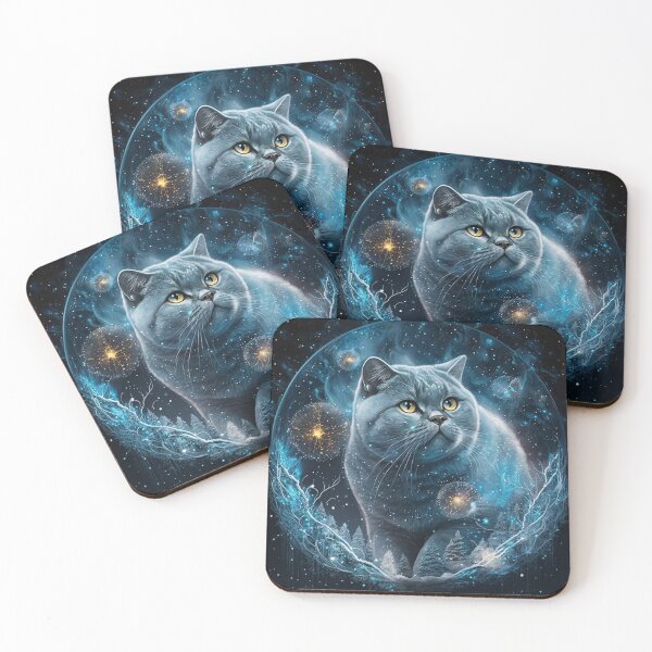 Item preview, British Shorthair Blue Magic Theme designed and sold by Nocturne  Paws.
