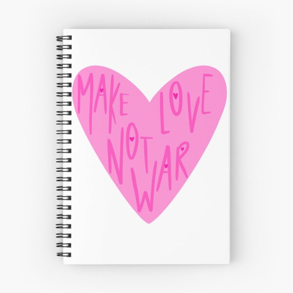 Item preview, Make love not war heart  designed and sold by tatidlosangeles.