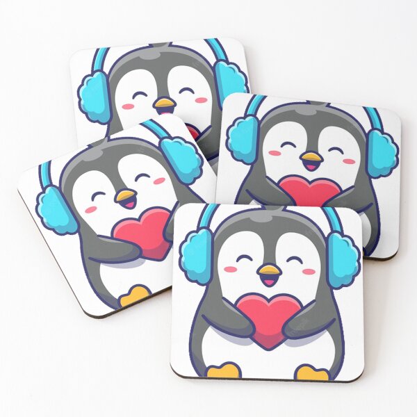 Item preview, Penguin listening music designed and sold by elsaChaca.