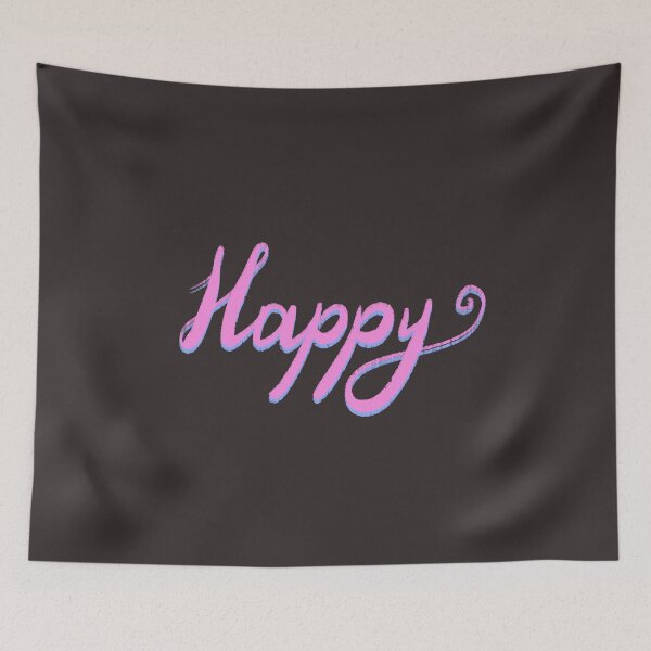 Item preview, Happy designed and sold by pinkyfish1010.