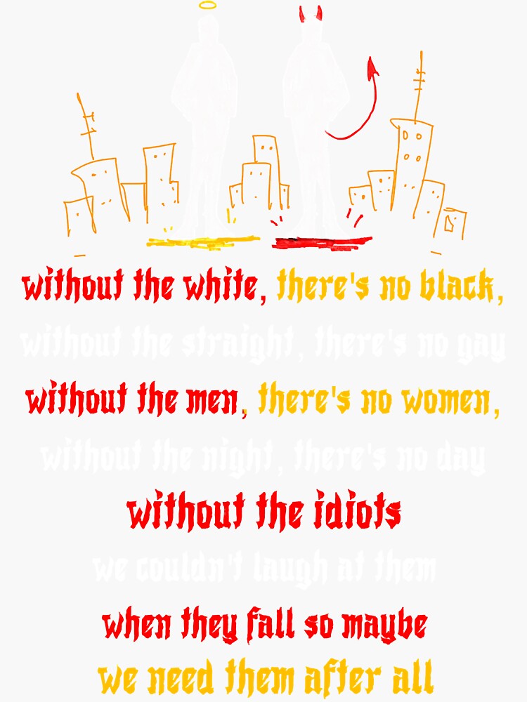 "Tom Macdonald Dummies lyrics art" Sticker for Sale by HoseofCelts