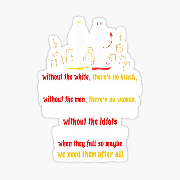 "Tom Macdonald Dummies lyrics art" Sticker for Sale by HoseofCelts