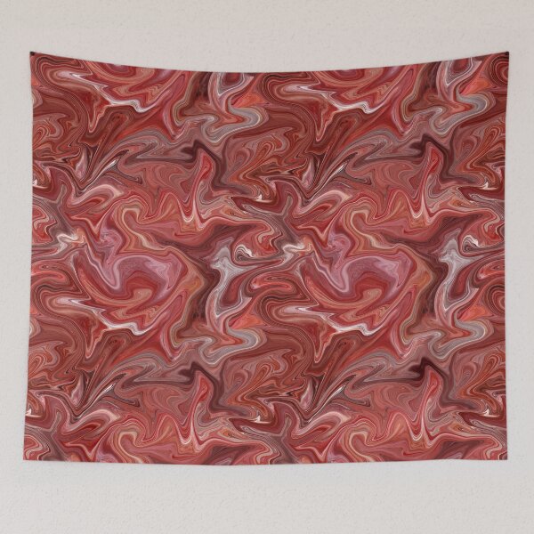 Item preview, Red Silk Marble - Digital Liquid Paint  designed and sold by GenAumonier.