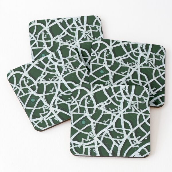 Item preview, Green and White aeriel net 2 designed and sold by DESIGNERCATS.