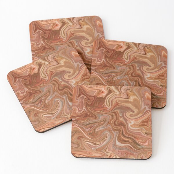 Item preview, Orange Silk Marble - Digital Liquid Paint  designed and sold by GenAumonier.