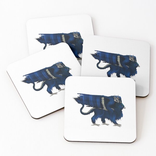 Item preview, Blue silver sea gryphon designed and sold by Hexapunk.
