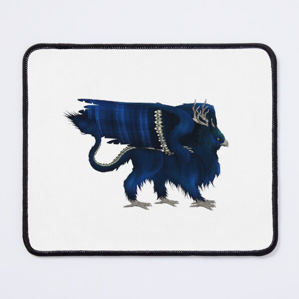 Item preview, Blue silver sea gryphon designed and sold by Hexapunk.