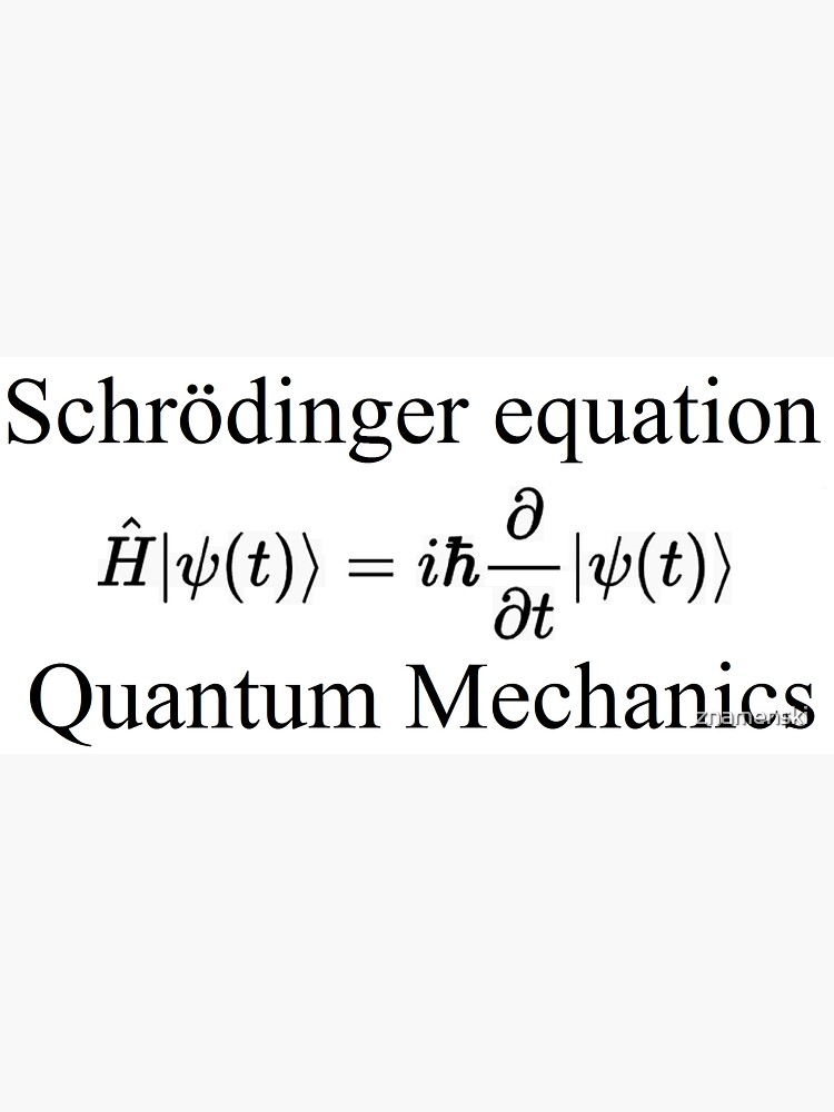 Physics, Quantum Mechanics: Schrödinger Equation - #QuantumMechanics, #SchrödingerEquation, #Quantum, #Mechanics, #Schrödinger, #Equation, #Physics by znamenski