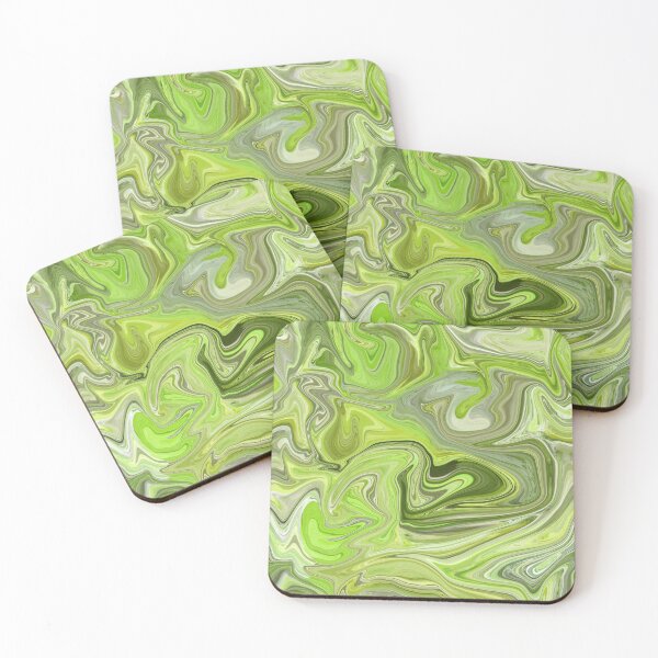 Item preview, Lime Green Silk Marble - Digital Liquid Paint  designed and sold by GenAumonier.
