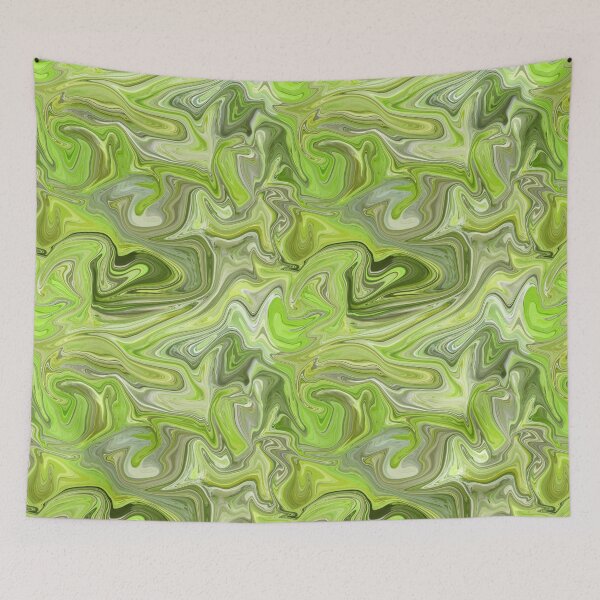 Item preview, Lime Green Silk Marble - Digital Liquid Paint  designed and sold by GenAumonier.
