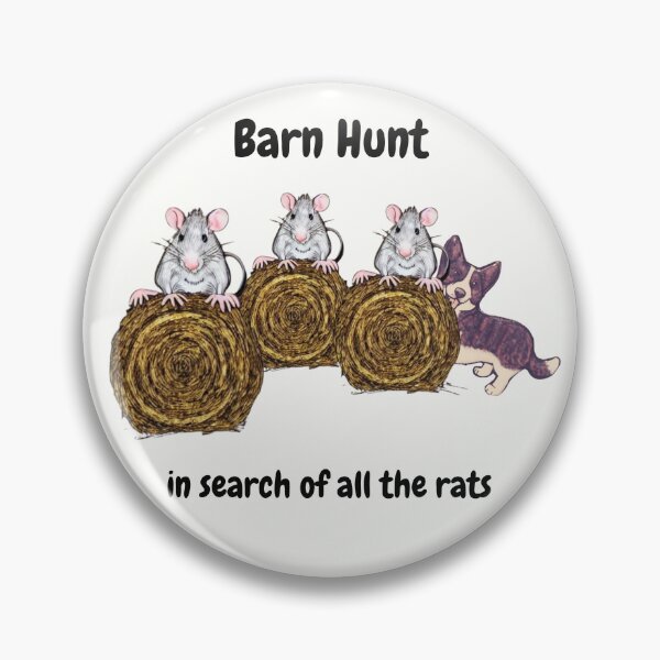 Item preview, Copy of Funny Barn Hunt - in search of all the rats with a cute Brindle Cardigan Corgi designed and sold by Just4doglovers.