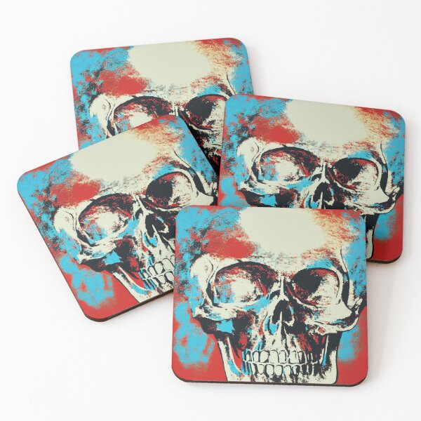Item preview, Graffiti colored skull designed and sold by 3DogKnight.