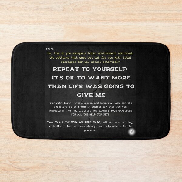 Item preview, Day 43 of the year: Repeat to yourself: it's ok to want more than life was going to give me designed and sold by BuddyBoots.
