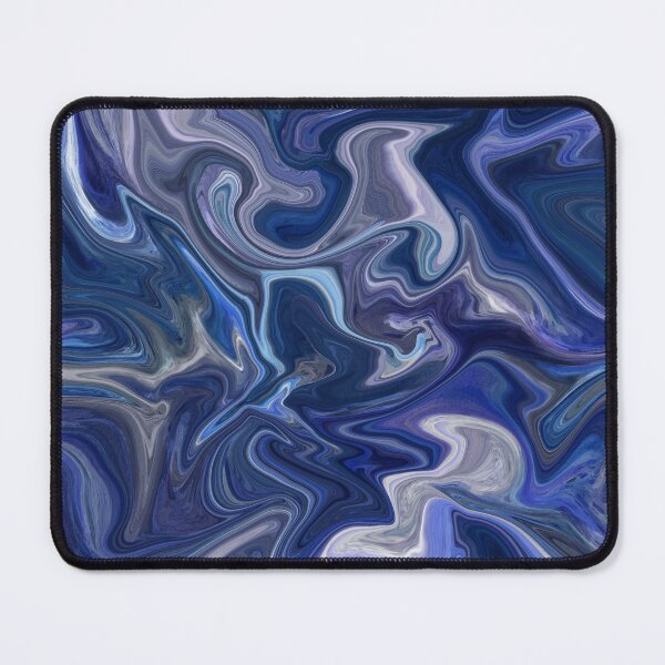 Item preview, Deep Blue Silk Marble - Digital Liquid Paint designed and sold by GenAumonier.